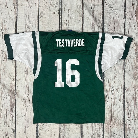 Vinny Testaverde New York Jets Boys Youth Champion NFL Football Jersey - Picture 2 of 6